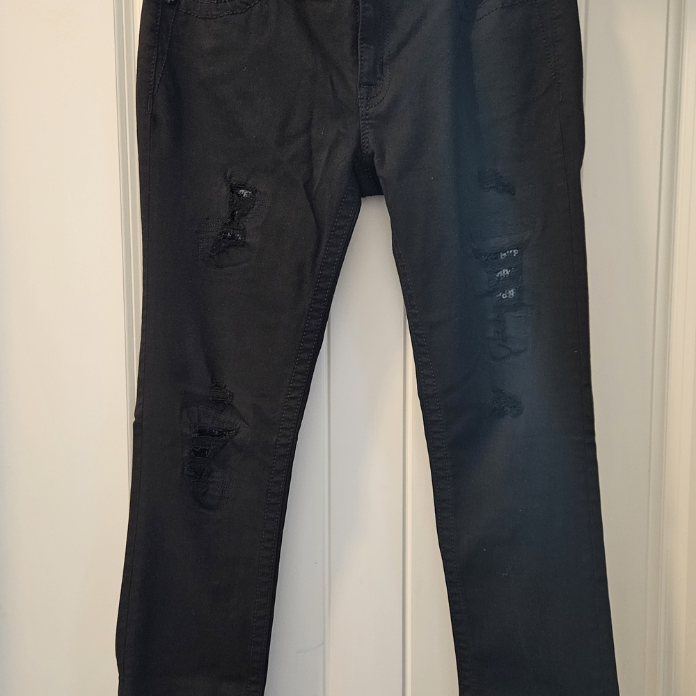 Miss Me Women's Black Distressed Skinny Jeans